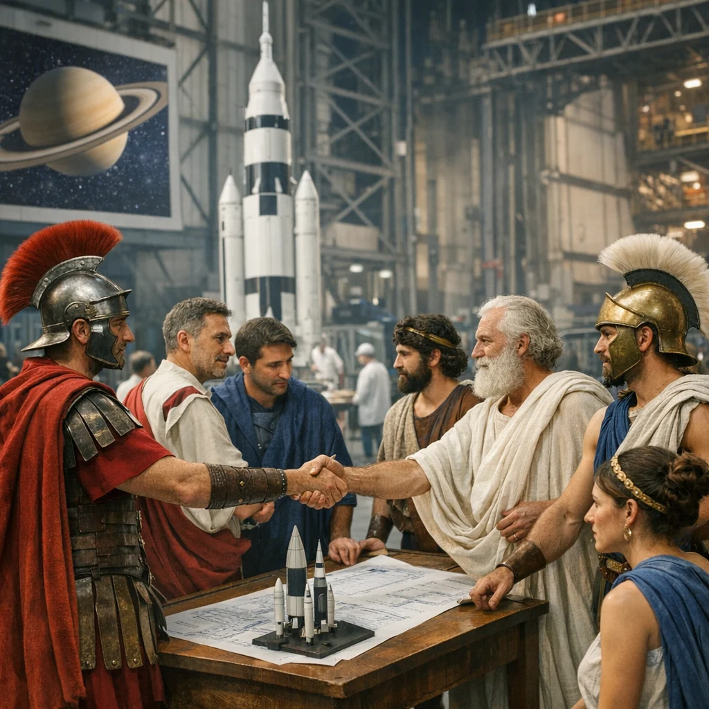 La increíble colaboración entre romanos y atenienses: TikToks, perreo y cohetes a Saturno - inline 2